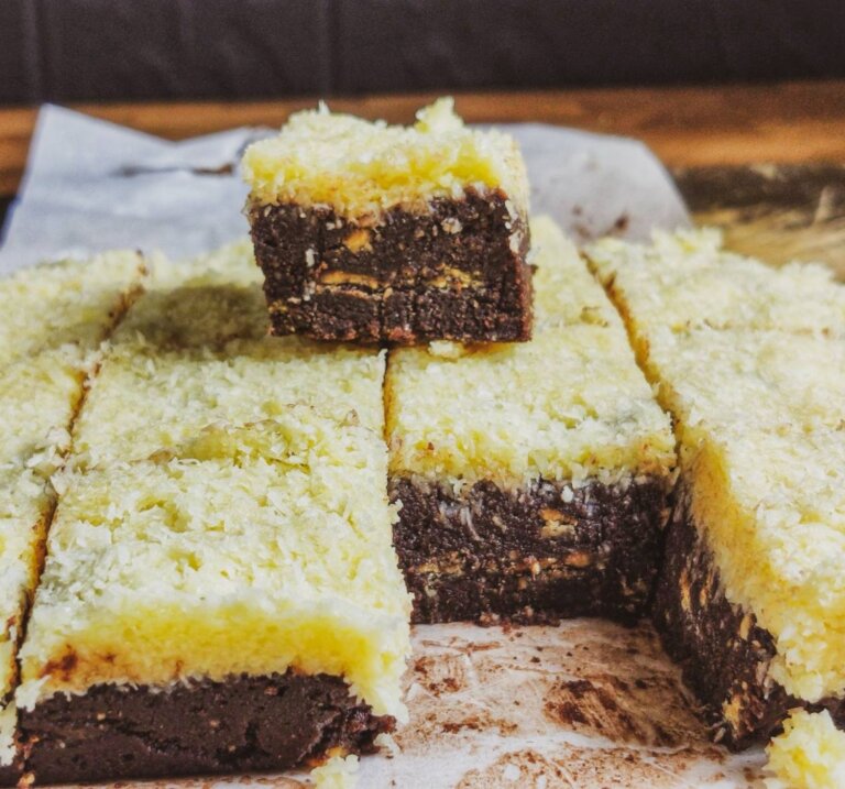 Brownies σοκολάτας-καρύδας | Χωρίς ζάχαρη