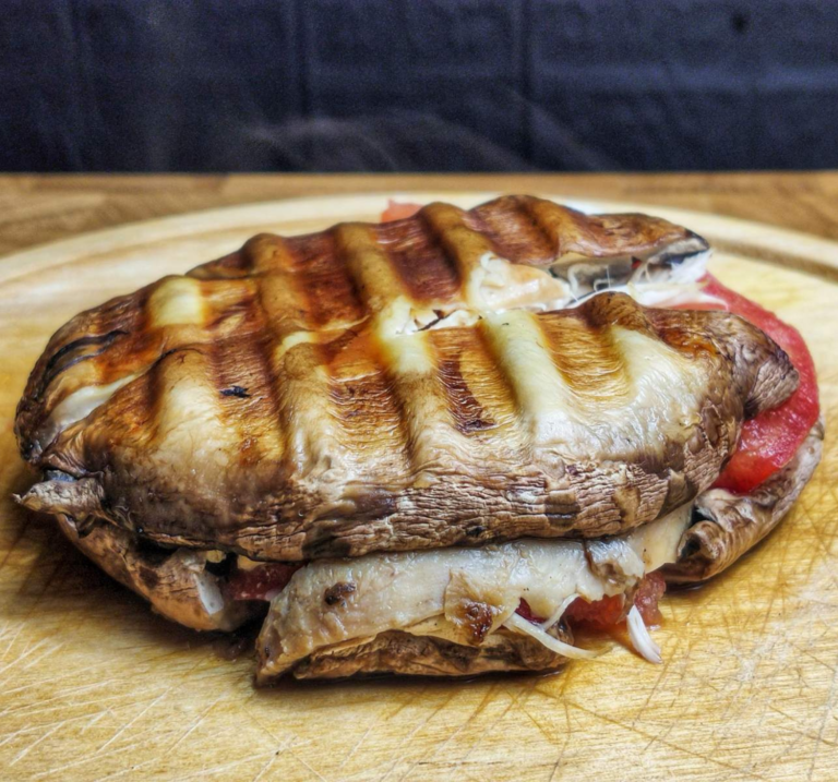 Burger μανιταριού | Έτοιμο σε 5-10΄το πολύ μπεργκερ-μανιταρι