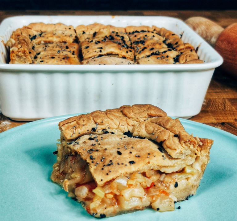 Μελιτζανόπιτα με φύλλο ολικής άλεσης μελιτζανόπιτα