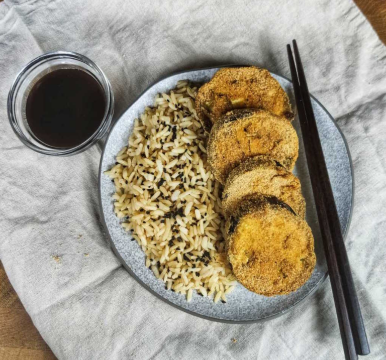 Τραγανές μελιτζάνες “katsu” μελιτζανες-katsu