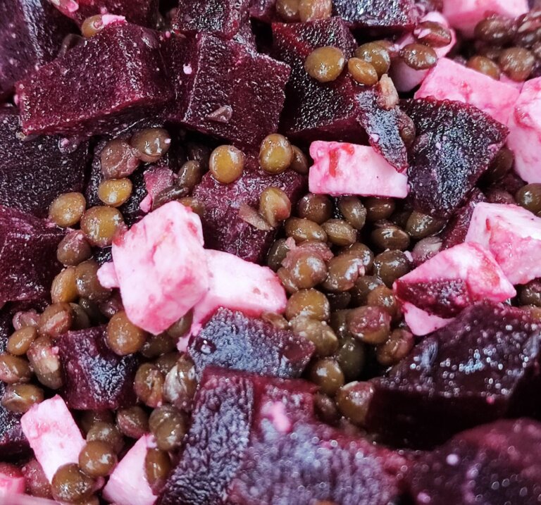 Σαλάτα φακές με παντζάρι και φέτα | Η τέλεια καλοκαιρινή σαλάτα