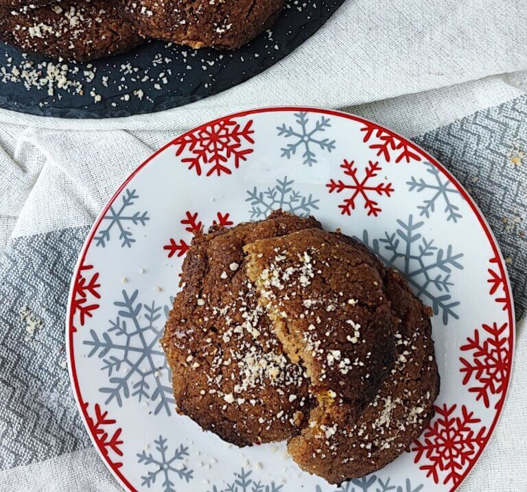 Μελομακάρονα cookies χωρίς γλουτένη και ζάχαρη