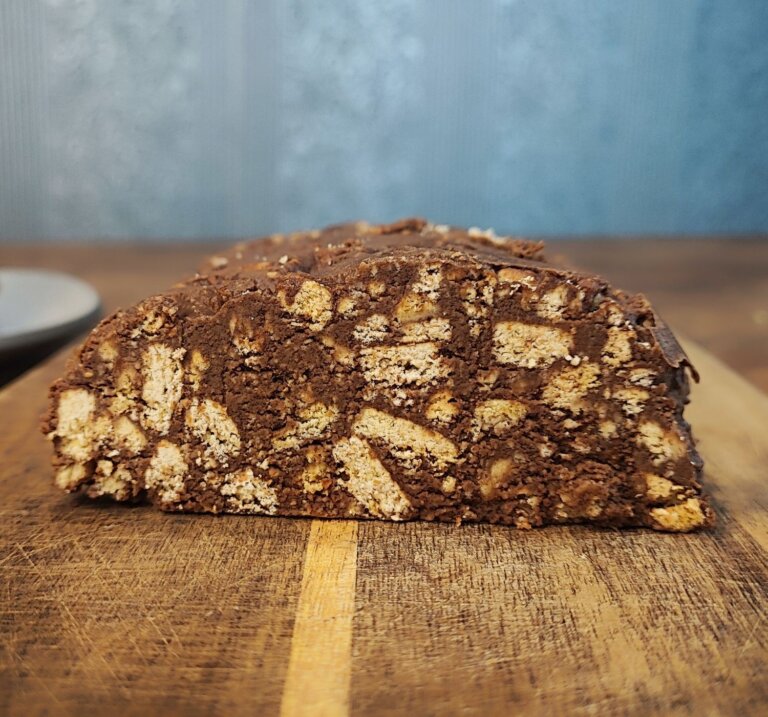 Light κορμός σοκολάτας με 3 υλικά | Χωρίς ζάχαρη