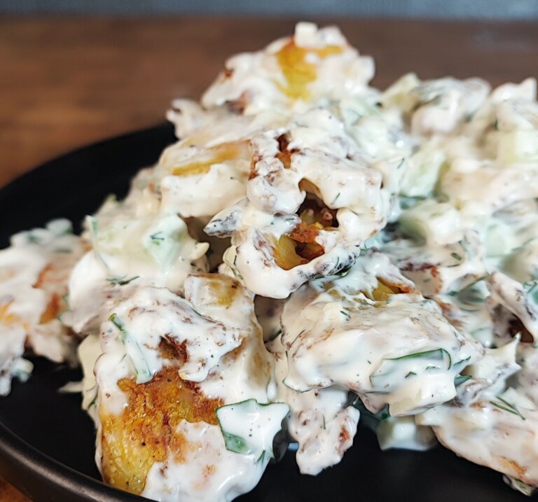 Πατατοσαλάτα με τραγανές πατάτες φούρνου | Tiktok viral