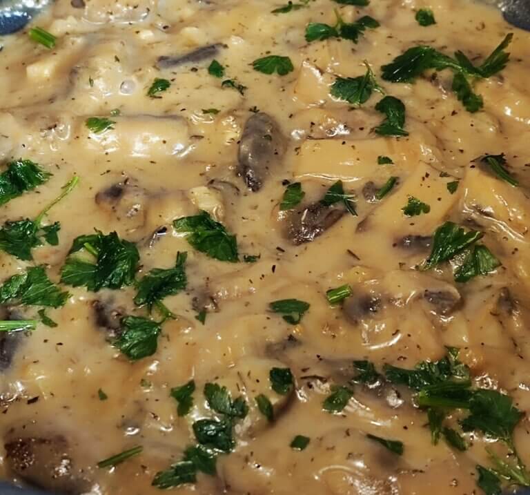 Σάλτσα μανιταριών χωρίς κρέμα γάλακτος | Χωρίς λακτόζη