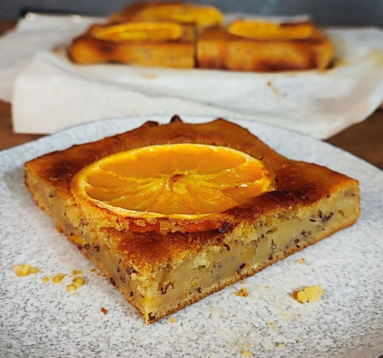 Κέικ πορτοκάλι με μέλι | Χωρίς αυγά, νηστίσιμο