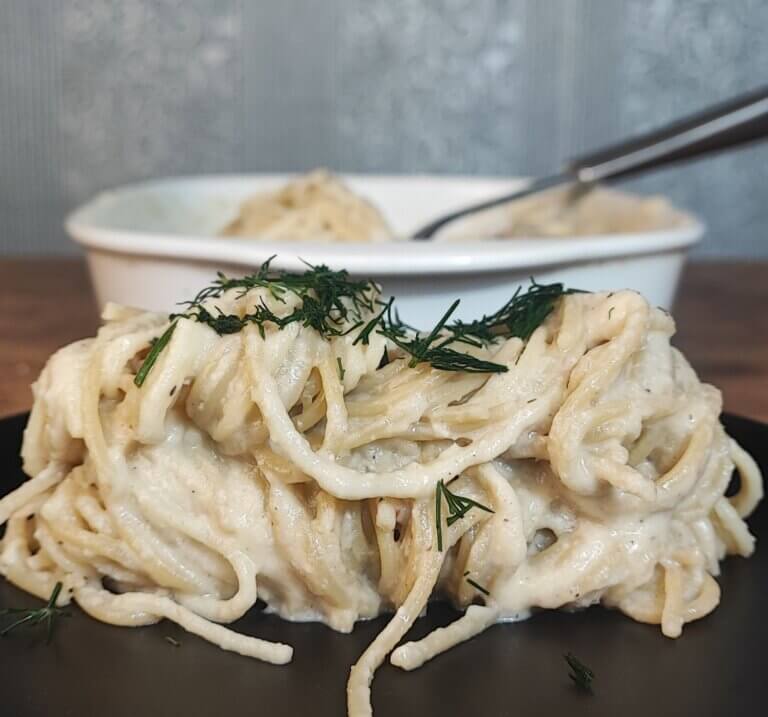 Νηστίσιμη λευκή σάλτσα με 5 κρυμμένα λαχανικά | Χωρίς λάδι