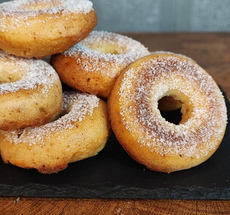 Νηστίσιμα donuts βανίλιας | 80 θερμίδες το ένα