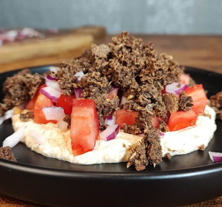 Ντακοσαλάτα με αλοιφή cottage cheese | Ελαφρύ βραδινό