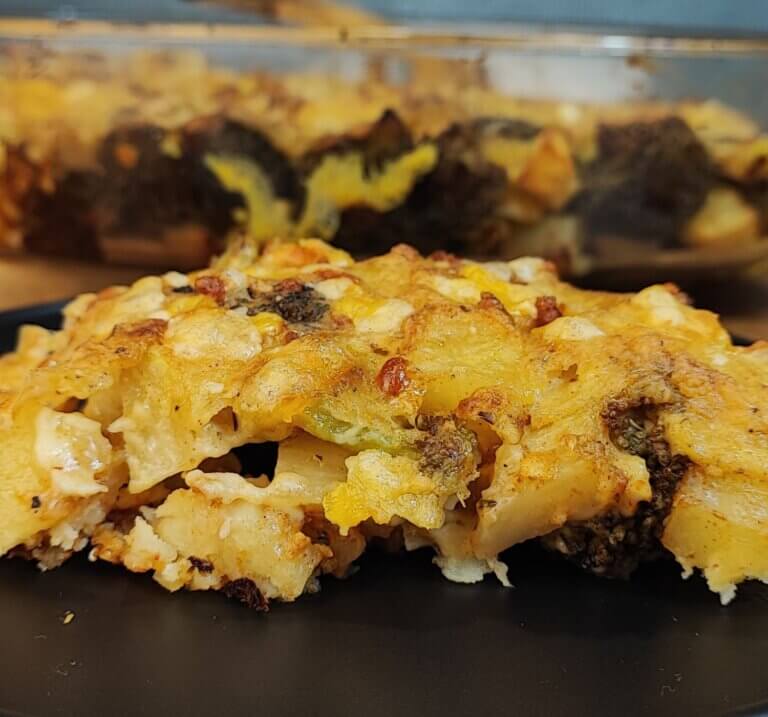 Ογκρατέν με πατάτες και μπρόκολο | Με γιαούρτι, light