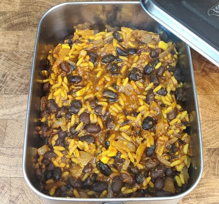 Γρήγορο φασολόρυζο | Τέλειο για ταπεράκι γραφείου