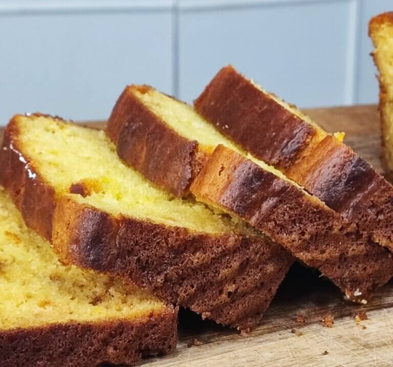 Lemon cake with yogurt and olive oil | No mixer