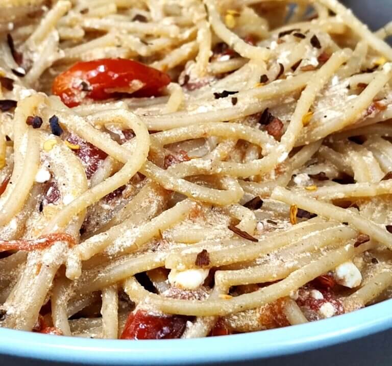 The viral baked feta – but make it with cottage cheese | High-protein and delicious