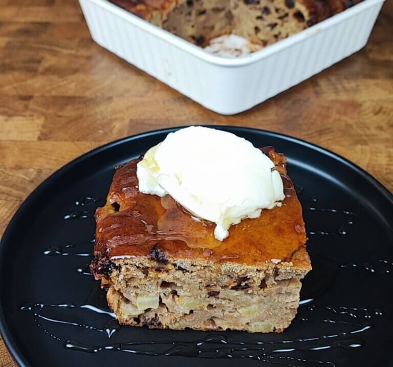 Baked oats με μήλο και κανέλα | Φθινοπωρινό πρωινό (meal prep)