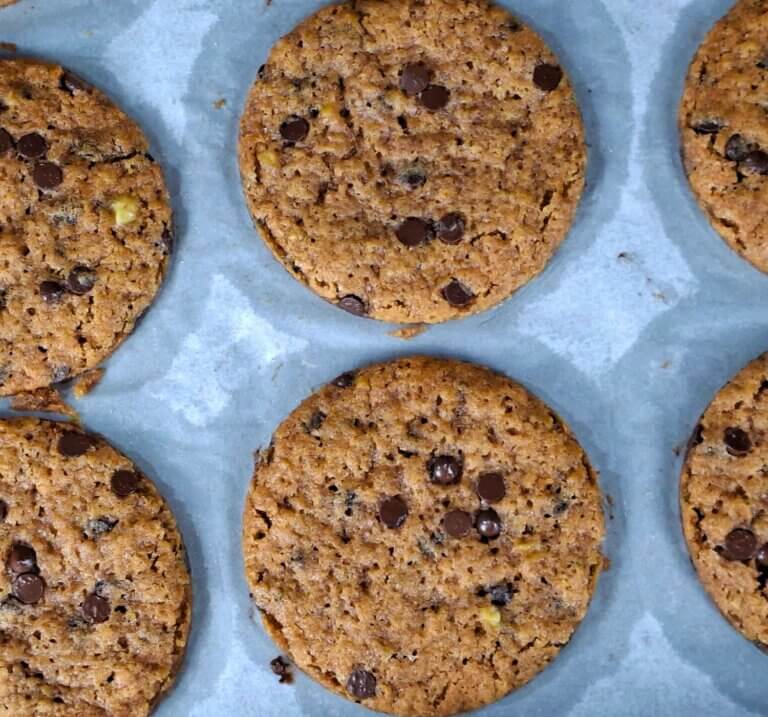 Μπανάνα cookies με σοκολάτα